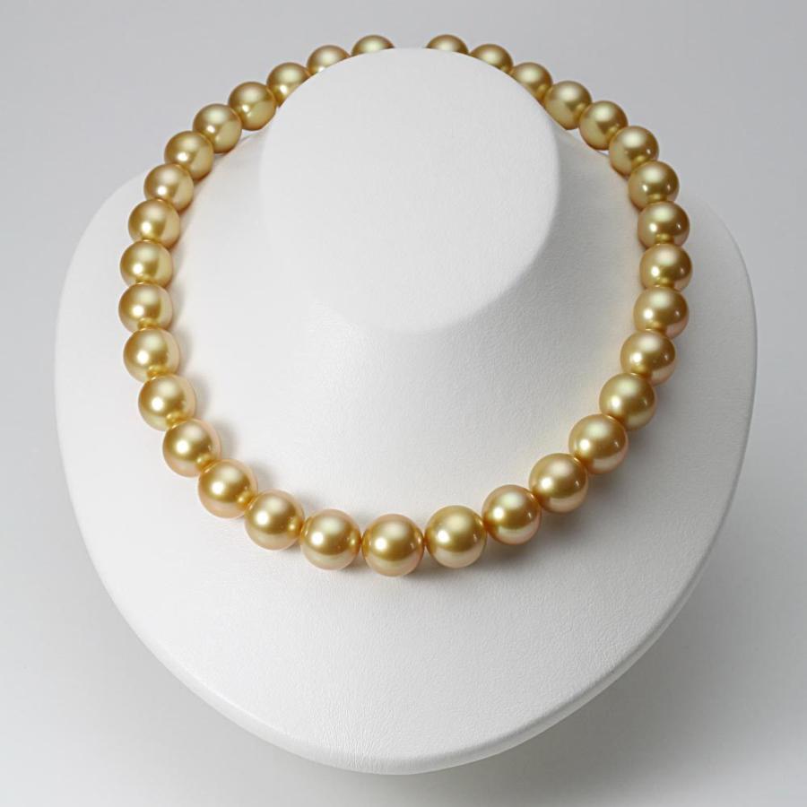 ムーンレーベル 公式] パール ネックレス 南洋真珠 12-14mm 白蝶 真珠