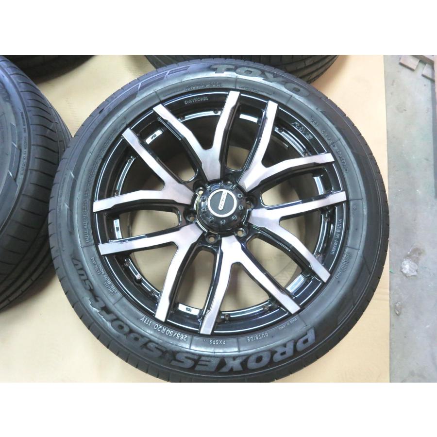 プラド 150 RAYSデイトナFDX-F6 6H 139.7 8.5J+22 20インチTOYO