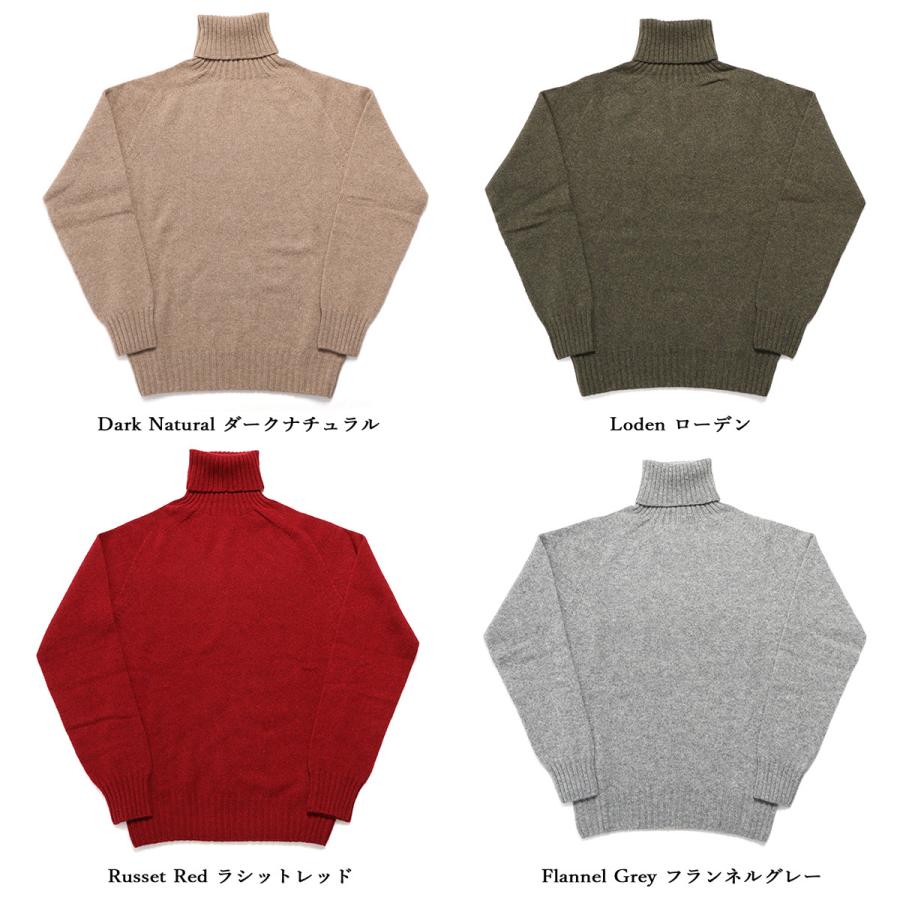 INVERALLAN（インバーアラン） ラムズウール100% タートルネック