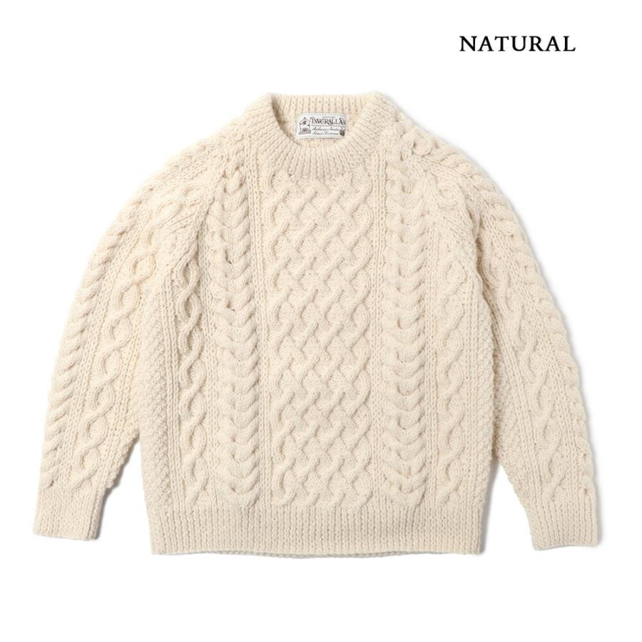 INVERALLAN（インバーアラン） 1A ハンドニット ウール クルーネック