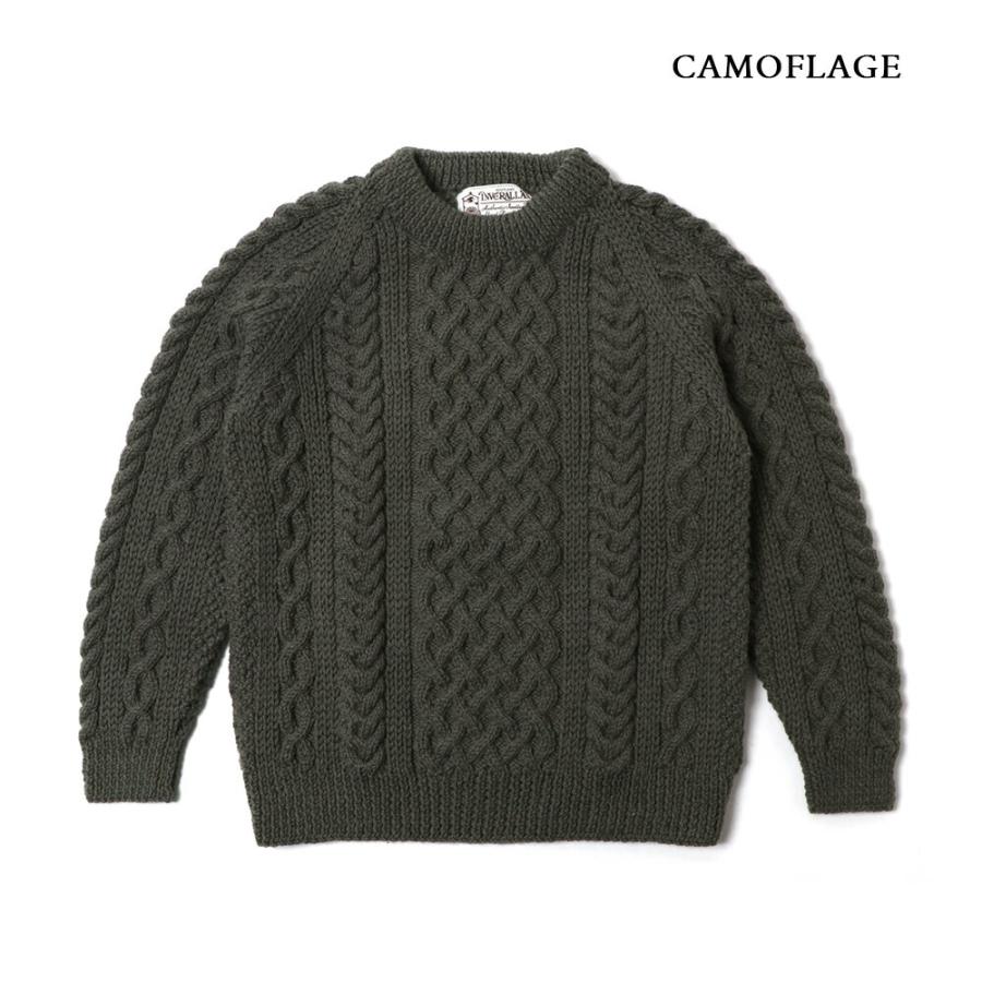 INVERALLAN（インバーアラン） 1A ハンドニット ウール クルーネック