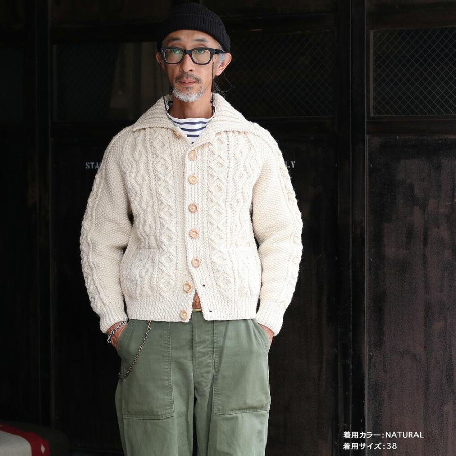 INVERALLAN（インバーアラン） ハンドニット カーディガン 3A ウール