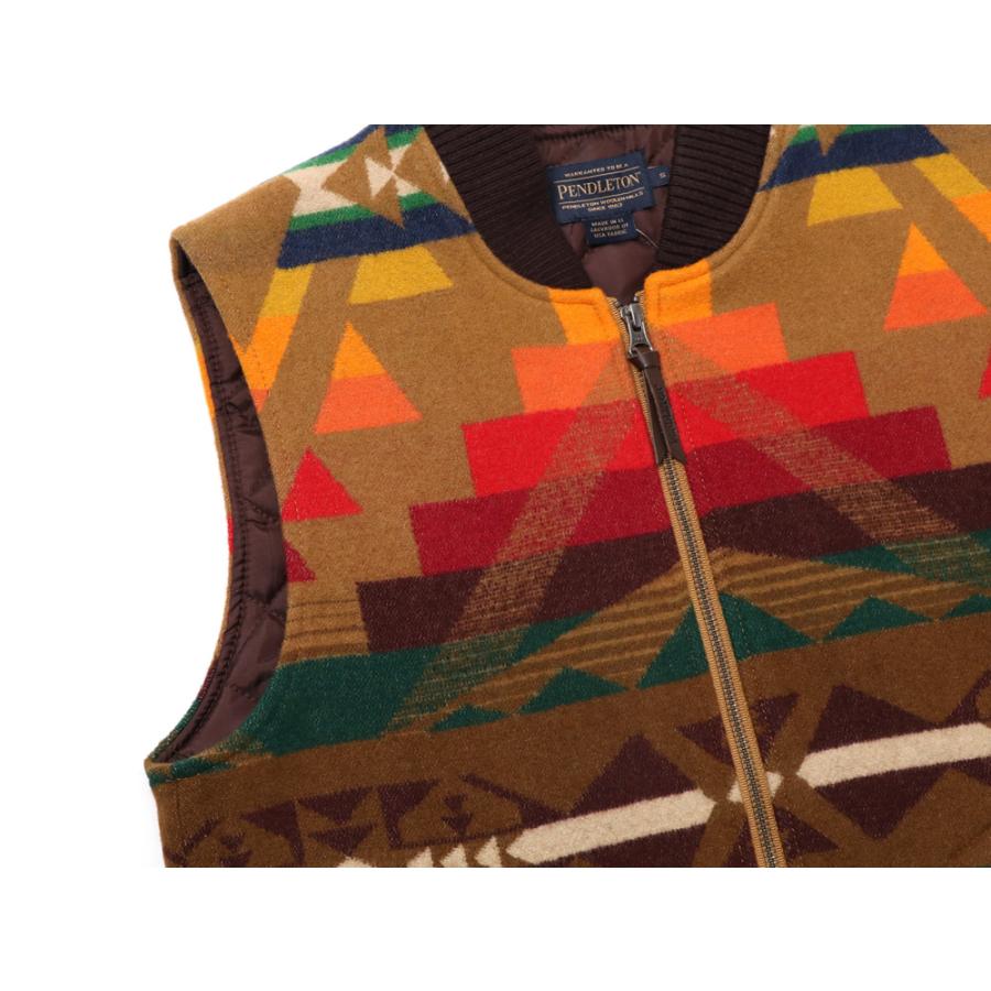 PENDLETON ペンドルトン COLTON QUILTED ZIP VEST ウールベスト