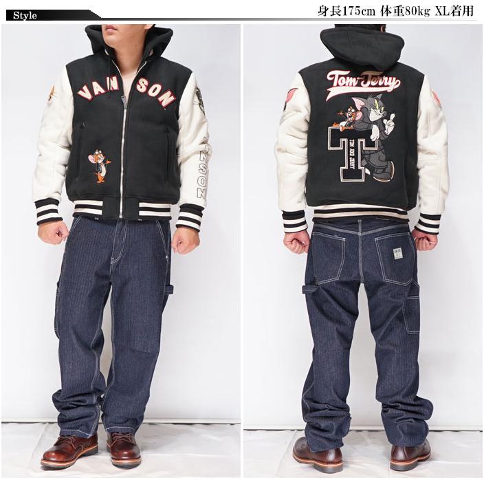 VANSON（バンソン） トムとジェリー コラボ ボンディング スタジャン