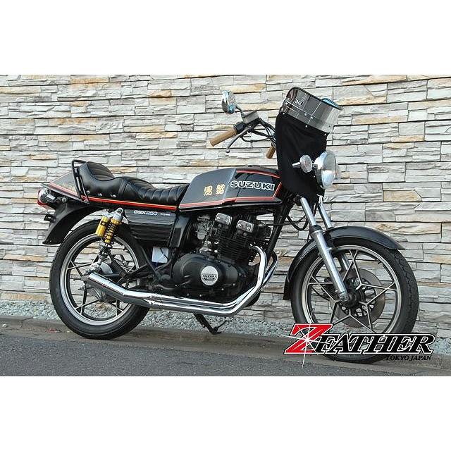 MAD MAX（マッド マックス） Z-FATHER 旭風防 メッキ 短風防(黒布タレ