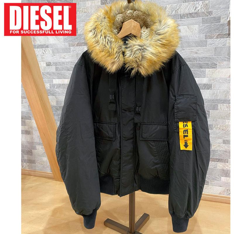 DIESEL（ディーゼル） メンズ ジャケット 中綿ジャケット ファー付き