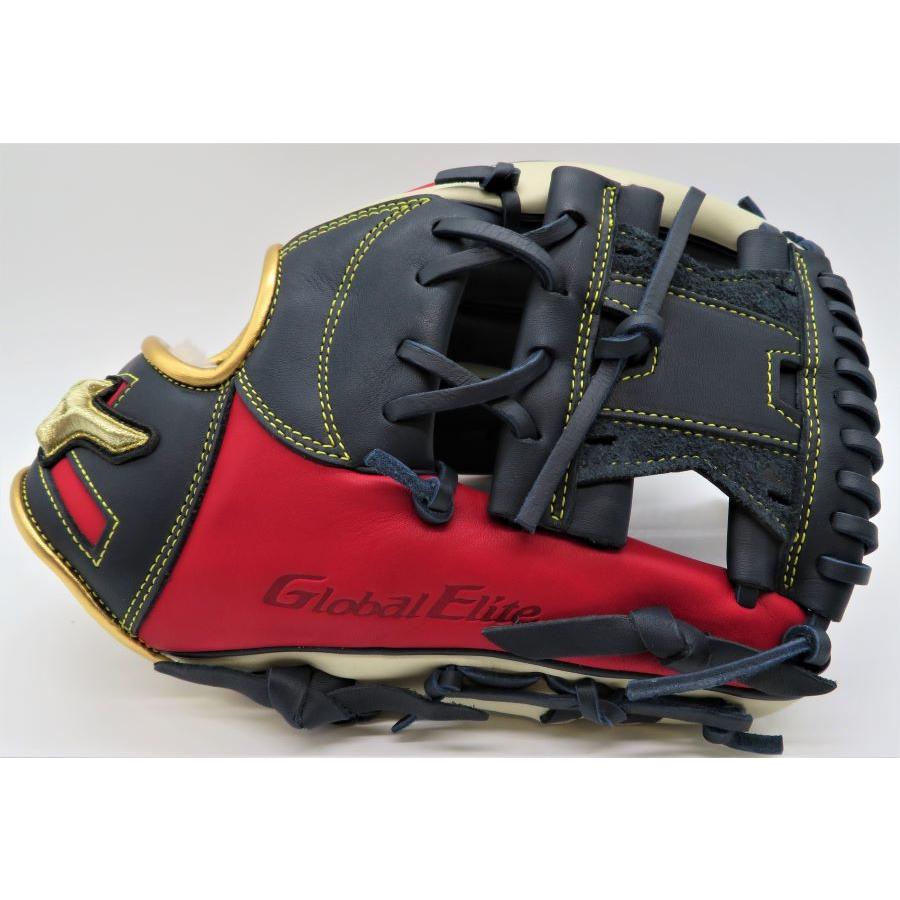 ☆限定品 レアMizuno グローバルエリート 内野用 赤/青 即戦力 限定品