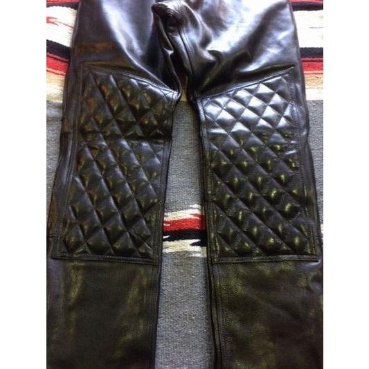 ウエストライド/WESTRIDE レザーパンツ COMFORMAX PADD PANTS BLK ※丈
