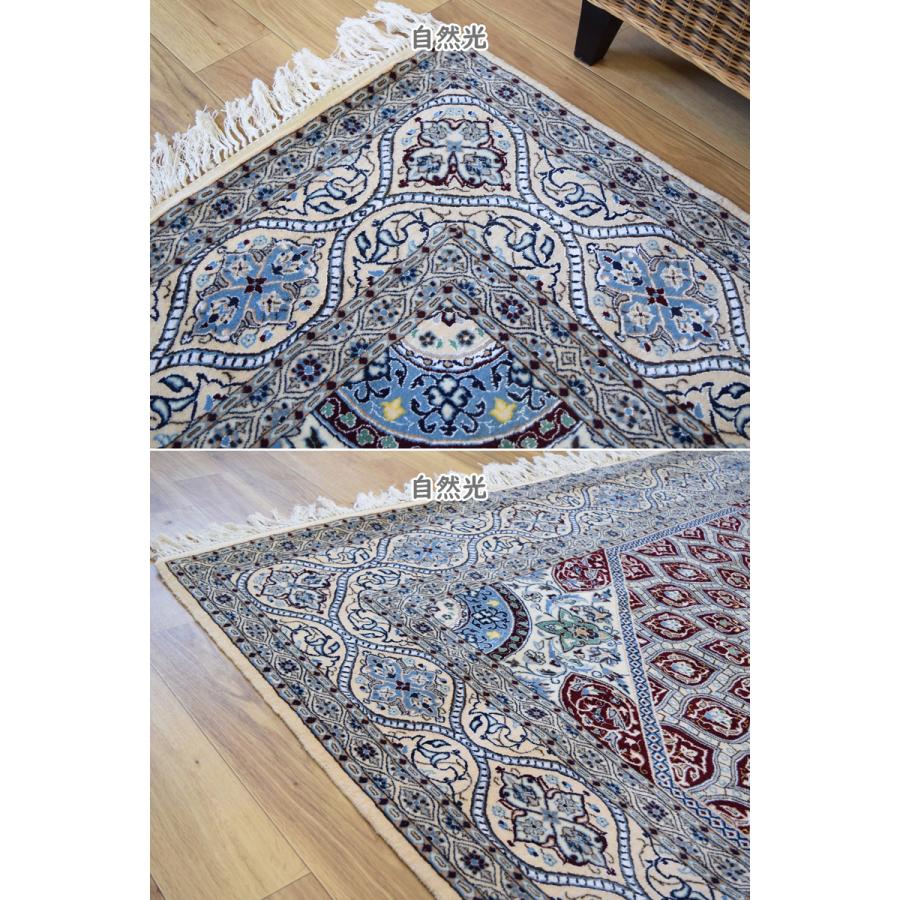 新品 ペルシャ 絨毯 ナイン 6la 210 x 204 cm No.588S 正方形 縦横2m