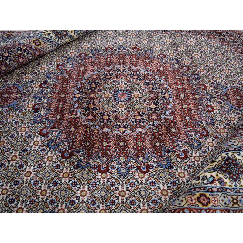 新品 ペルシャ 絨毯 ムード 産 縦3m 横2m 6m2 〜6帖 大判 サイズ 295 x