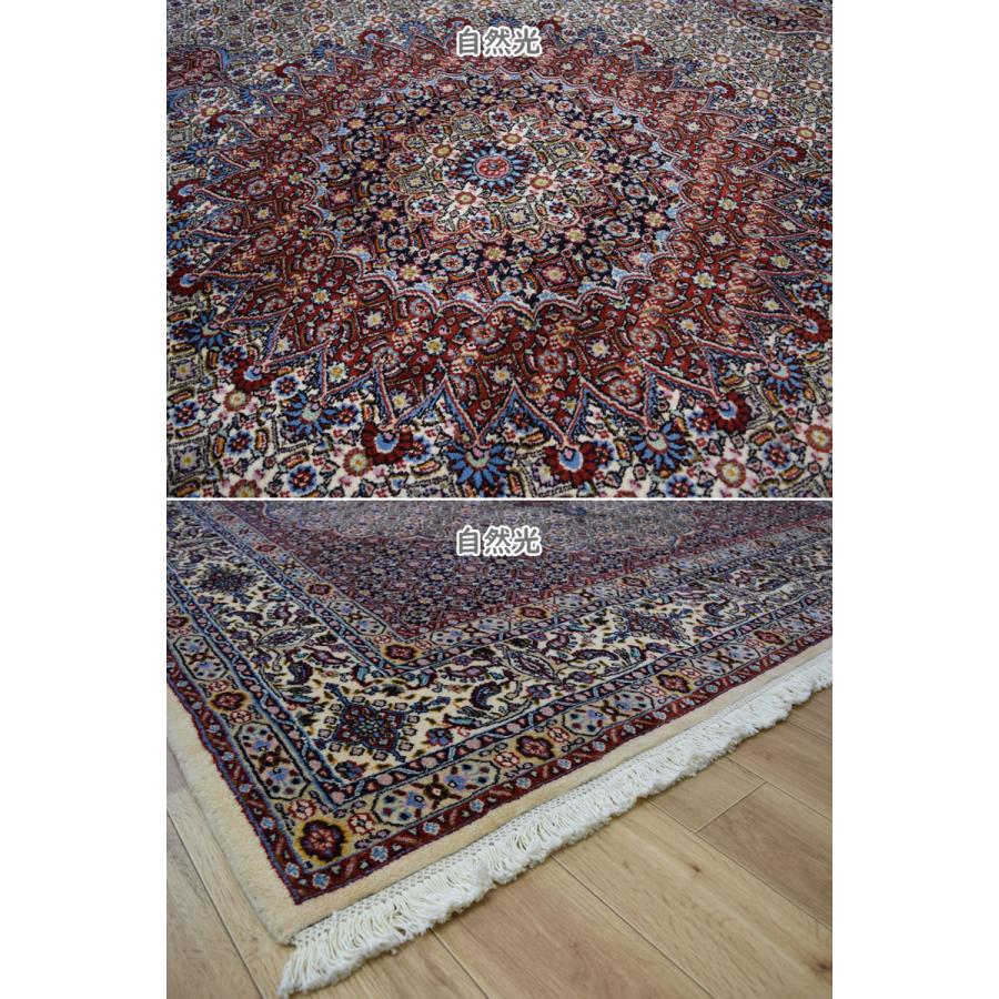 新品 ペルシャ 絨毯 ムード 産 縦3m 横2m 6m2 〜6帖 大判 サイズ 295 x