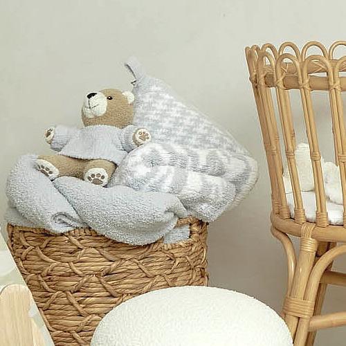 Kashwere（カシウエア） ブランケット ハーフブランケット ダマスク