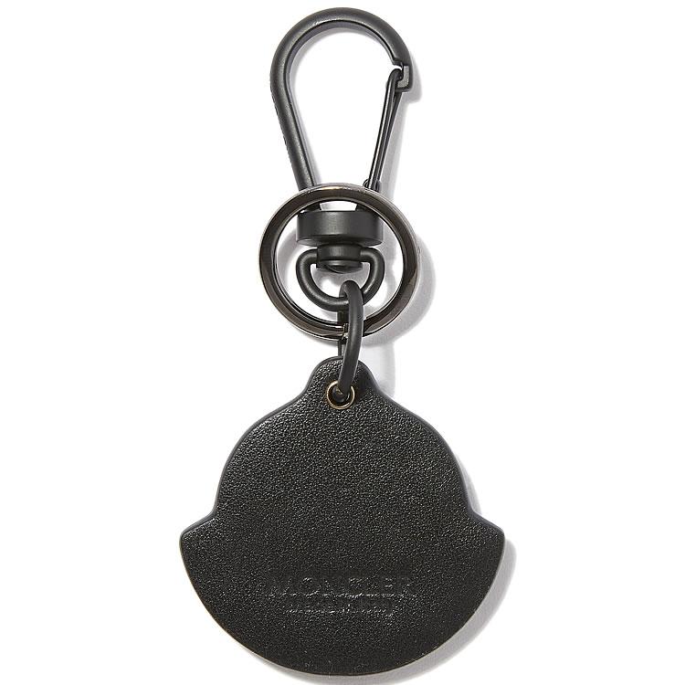 MONCLER（モンクレール） キーホルダー バッグチャーム ロゴ レザー