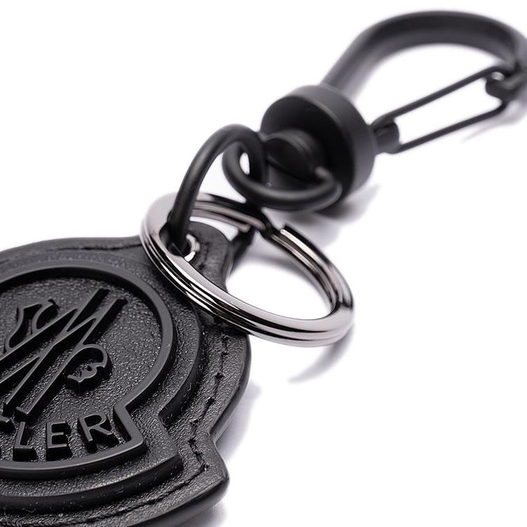 MONCLER（モンクレール） キーホルダー バッグチャーム ロゴ レザー