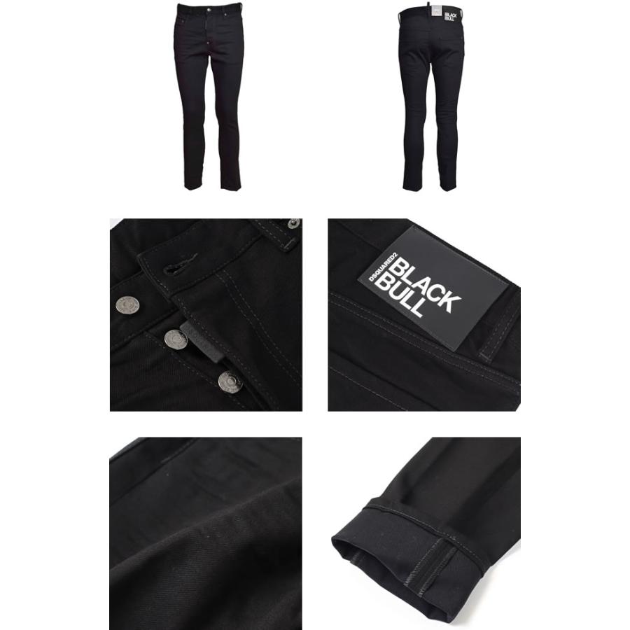 DSQUARED2 ブラックデニム BLACK BULL 50 DSQUARED2（ディースクエアー