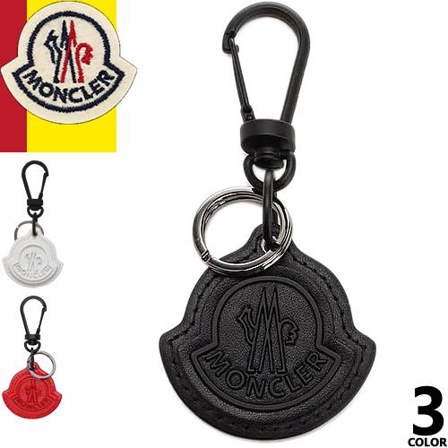 MONCLER（モンクレール） キーホルダー バッグチャーム ロゴ レザー