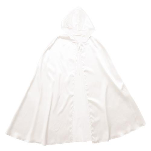 ホワイトマント 白 フード付き 魔法使い ローブ 集団仮装 おそろい