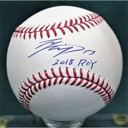 MS】大谷翔平 直筆サイン17+2018年新人賞受賞記念「2018 ROY」書込み