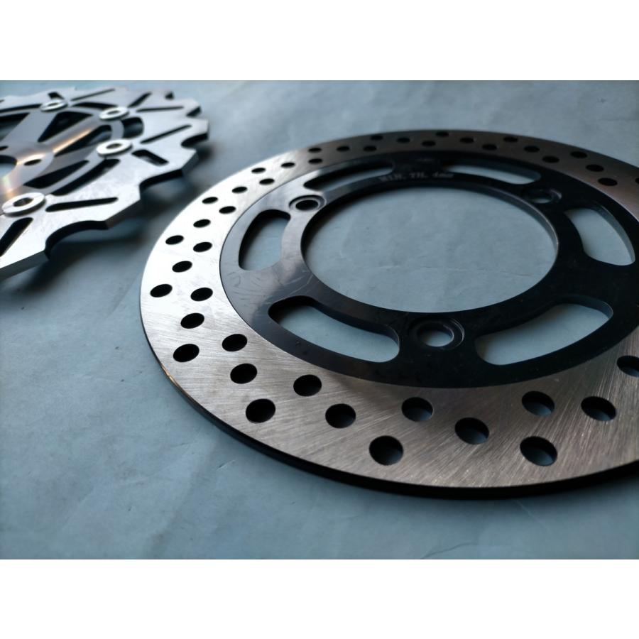 新品 ブレーキディスク バリオス 前後セット 036S黒フロント,リア