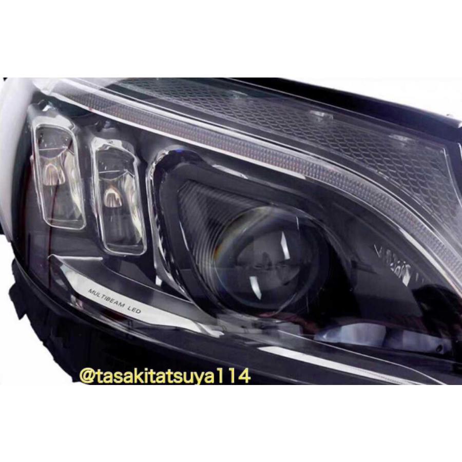 ベンツ W205 Cクラス LEDヘッドライト 前期→後期仕様 2014年〜 流れる