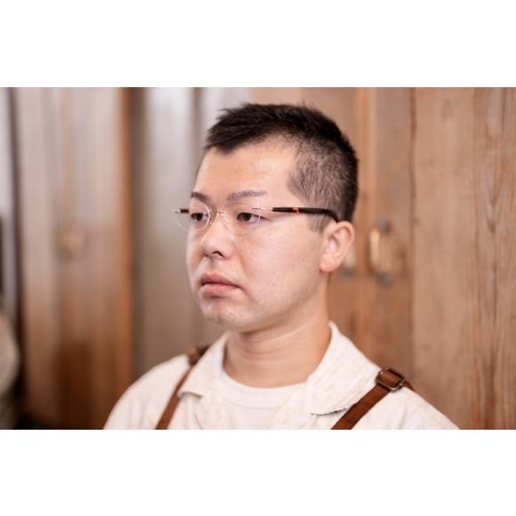 本鼈甲 べっ甲 ツーポイント リムレス 縁なし オーバル型 高級フレーム