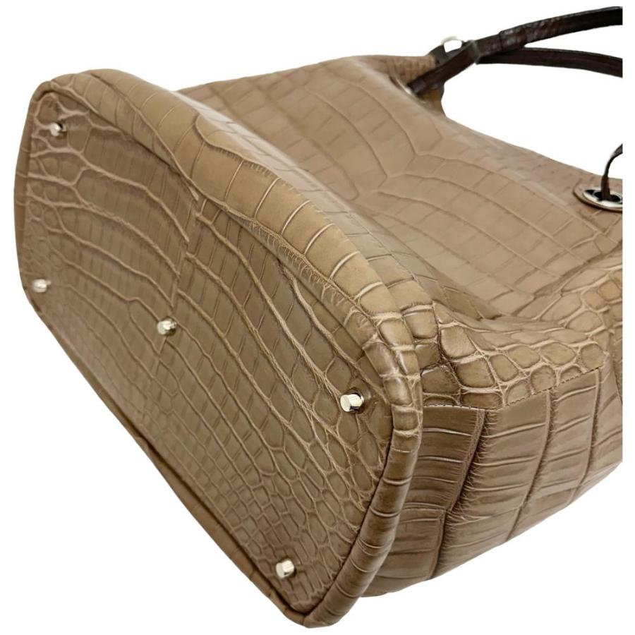 最終特価品 6065 HCP社製 ソフトマットクロコ 2WAY ショルダーバッグ