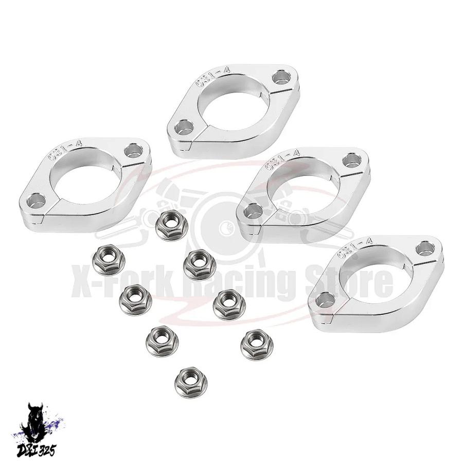 互換品】 カワサキのエキゾーストサイレンサーフランジセット 18069