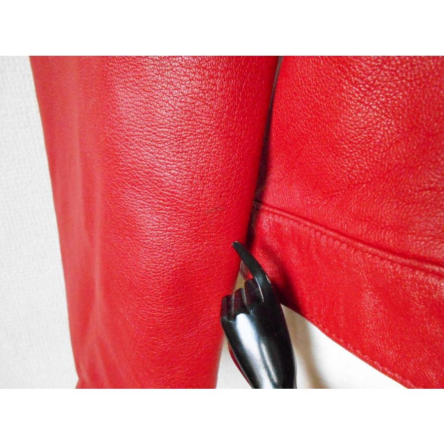 PINK HOUSE（ピンクハウス） レザー ジャケット ブルゾン L 本革 羊革