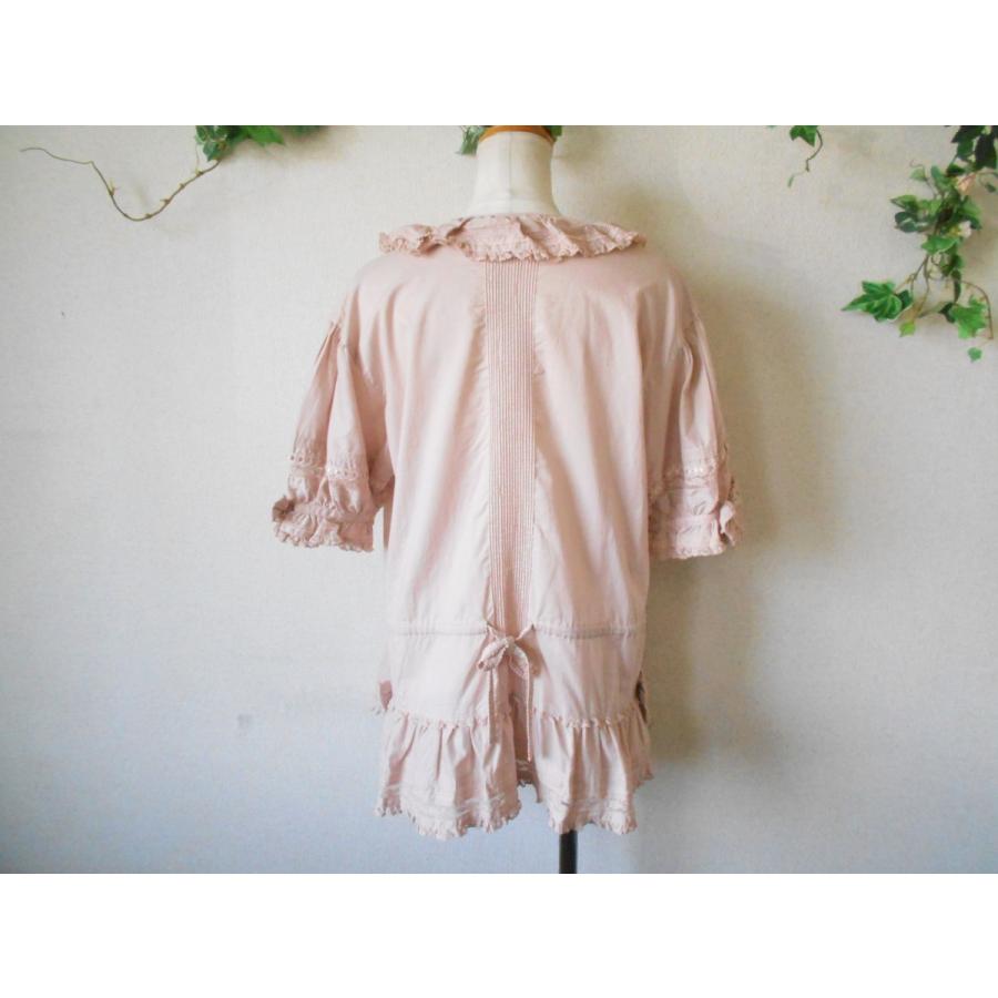 PINK HOUSE（ピンクハウス） 美品 フランスレース & ピンタック