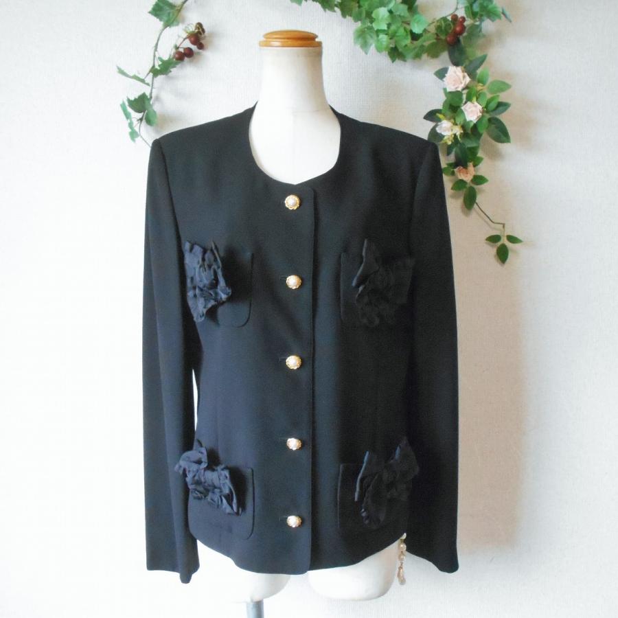 INGEBORG（インゲボルグ） 未使用 秋 冬 春 リボン 付 ノーカラー