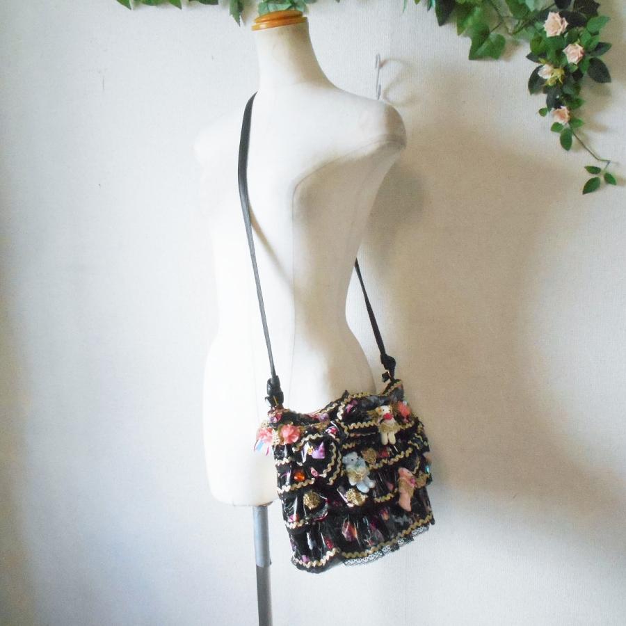 ちまき チマキ chimaki バッグ ショルダーバッグ クマ リボン フリル