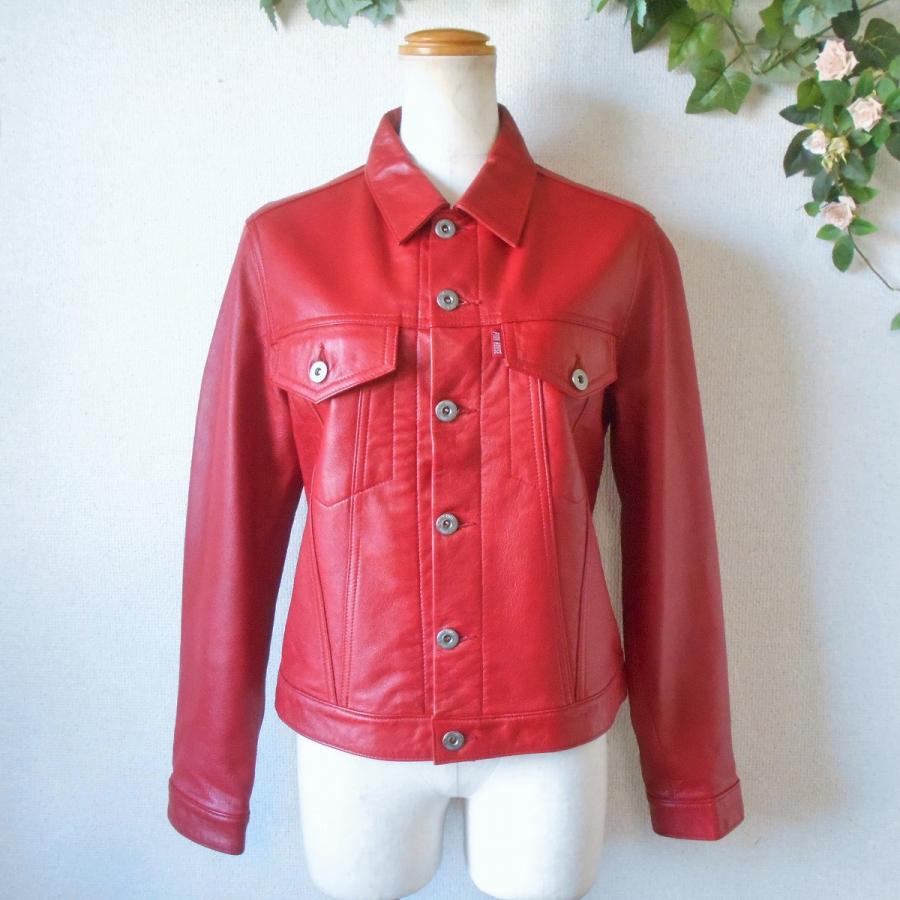 PINK HOUSE（ピンクハウス） レザー ジャケット ブルゾン L 本革 羊革