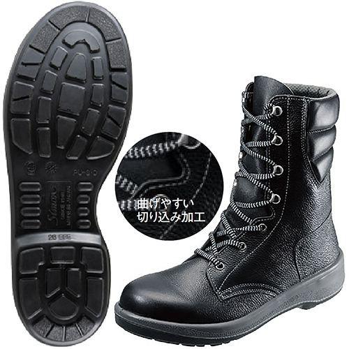 安全靴 ブーツ シモン Simon 7533黒 1128800 紐靴 JIS規格 : 作業服