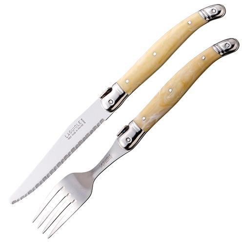 送料無料 カラトリーセット 2点セット フランス製 ナイフ フォーク