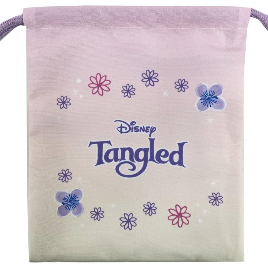 ラプンツェル レッスンバッグ 持ち手付き 巾着 2点 セット ディズニー