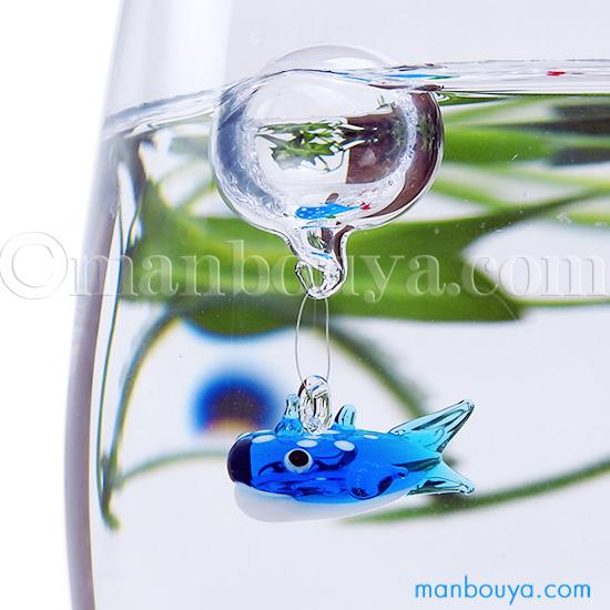 ジンベエザメ グッズ インテリア 雑貨 フロート 浮き玉 ガラス細工