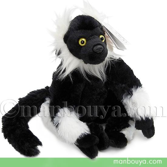 猿 ぬいぐるみ サル 動物園 おもちゃ ワイルドリパブリック クロシロ