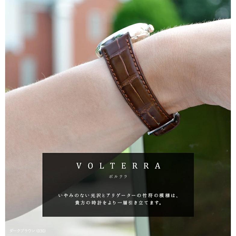 MORELLATO（モレラート） 時計ベルト アリゲーター ワニ革 VOLTERRA
