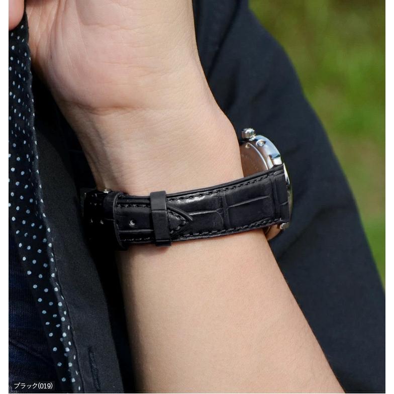 MORELLATO（モレラート） 時計ベルト アリゲーター ワニ革 VOLTERRA