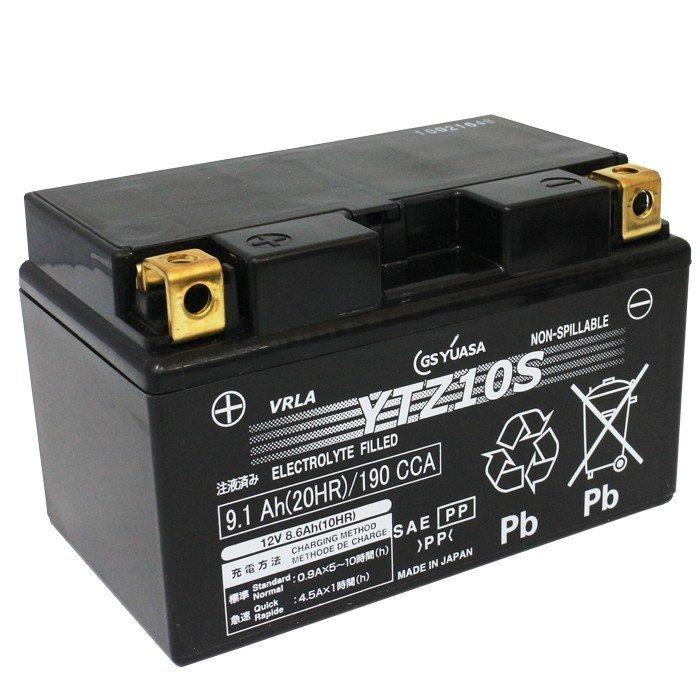 GSユアサ GS YUASA バイク バッテリー YTZ10S 液入り 充電済み ( 互換