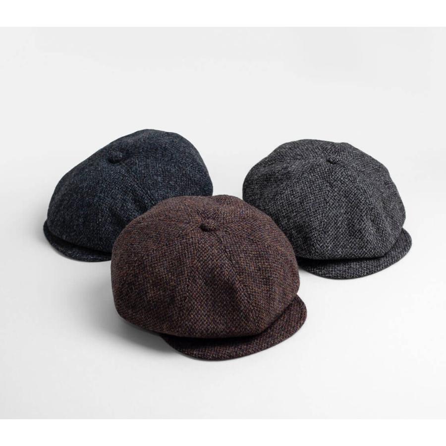 HIGHER（ハイヤー） ハリスツイード ウール キャスケット 日本製