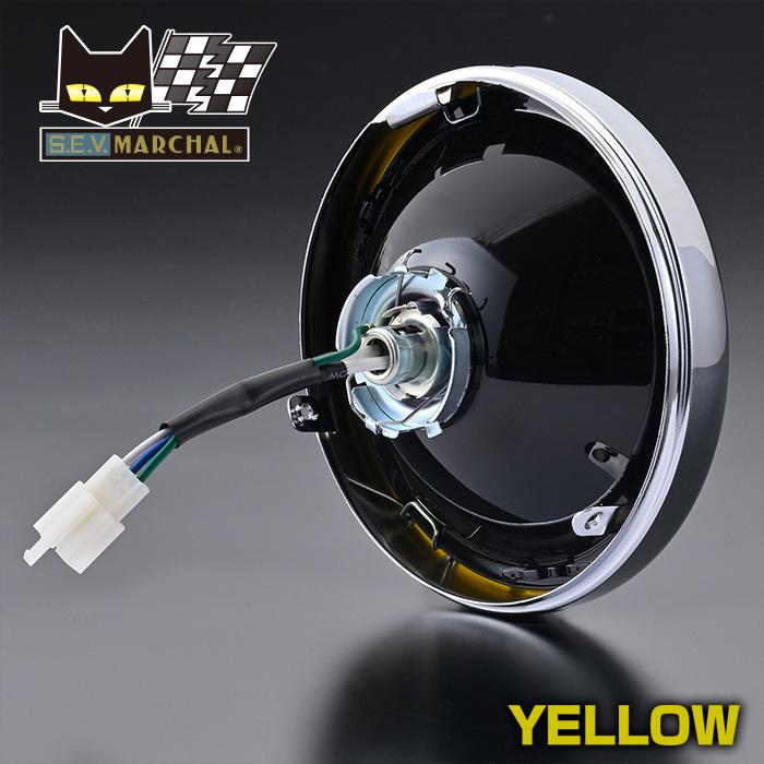 MARCHAL（マーシャル） モンキー50 ヘッドライト 819 ASSY イエロー