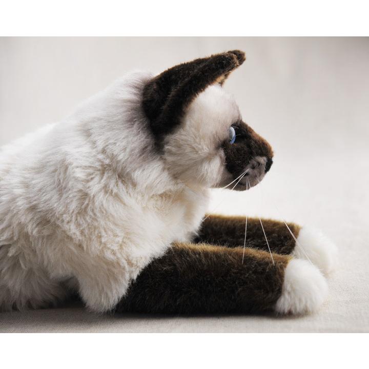 ねそべり猫 ヒマラヤン」ぬいぐるみ ケーセン社 ドイツ 本格