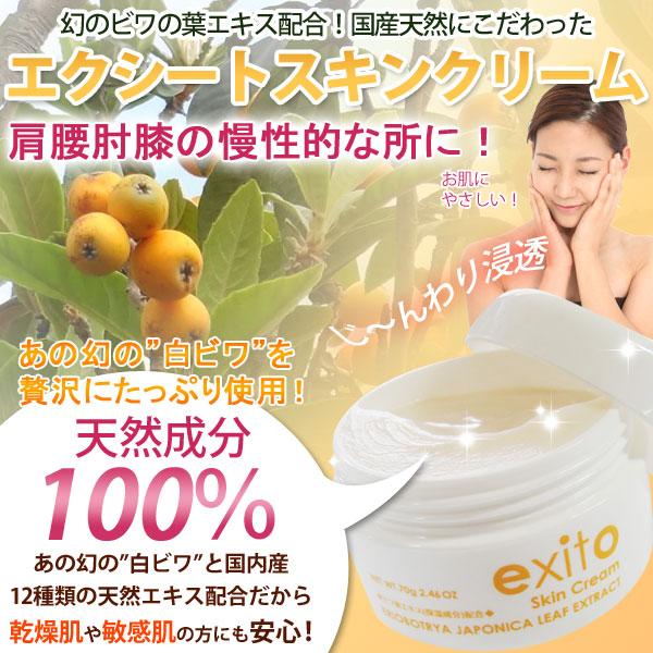 エクシートスキンクリーム70g指定成分無添加 敏感肌 痛み