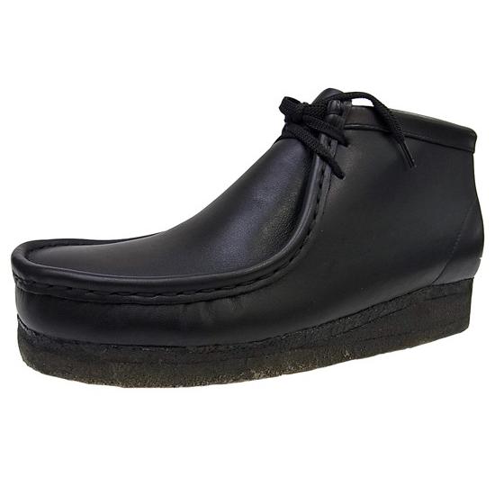 Clarks（クラークス） ワラビー ブーツ ブラック CLARKS WALLABEE BOOT