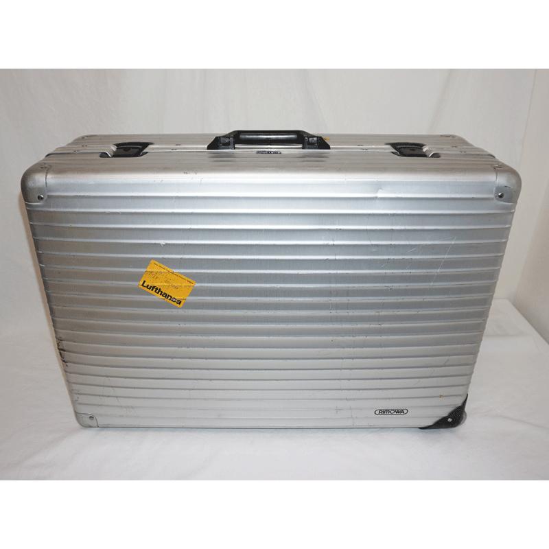 年季充分ボコボコ系】リモワ RIMOWA アルミトランクケース