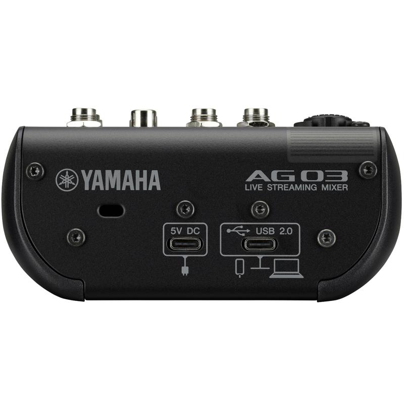 YAMAHA（ヤマハ） YAMAHA AG03MK2 B ブラック ライブストリーミング