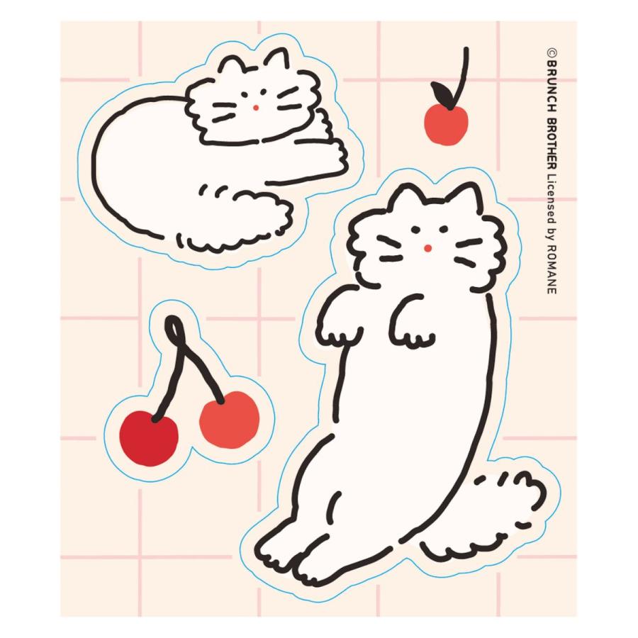 MARK'S（マークス） PVCシートステッカー シール ネコ 猫 かわいい