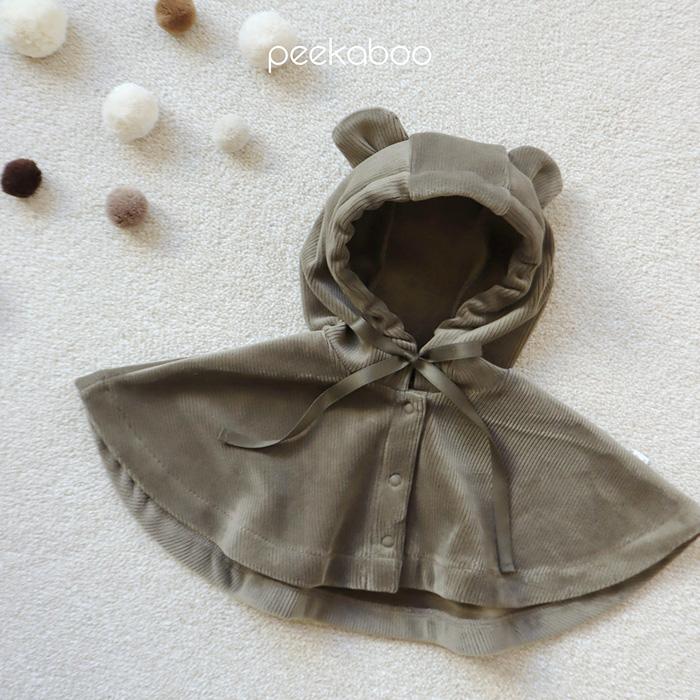 ケープ キッズ 防寒 くま 耳付き フード 裏起毛 韓国子供服 韓国 子供