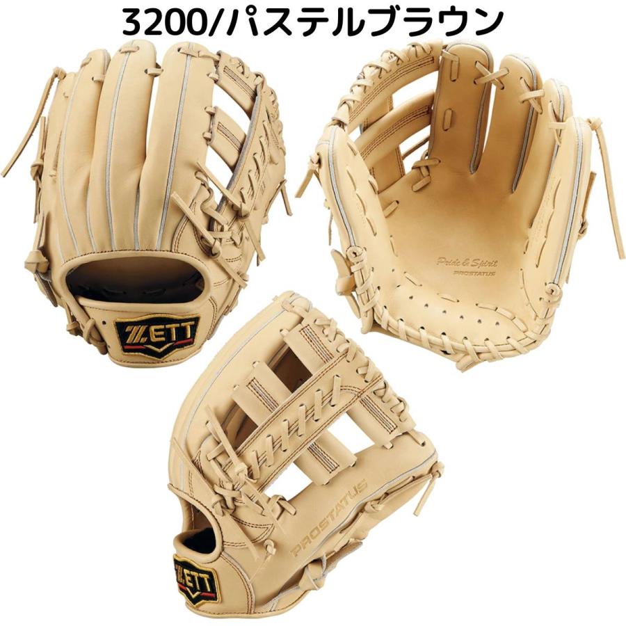 ゼット（ZETT） プロステイタス PROSTATUS 軟式用グラブ 内野手用